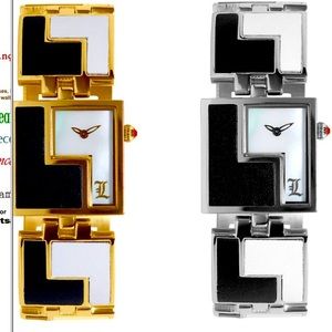 🔲L.A.M.B.🔲 Leather logo watch ▪️▫️